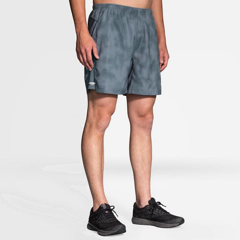 Brooks Sherpa 7 2-In-1 Løpeshorts Herre Tilbud - Grå - Norge (SCG785640)